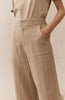 JUDE LINEN PANTS - TAUPE