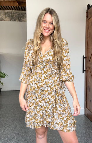 ANOTHER LOVE MIDI SHIRT DRESS - VINTAGE FLORAL