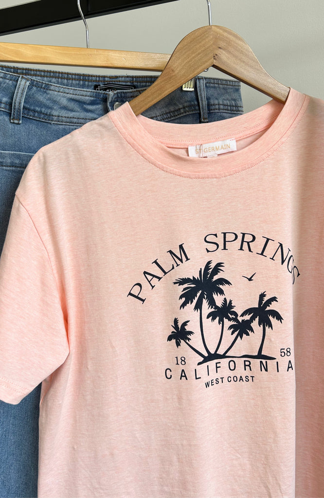PALM SPRINGS TEE - PINK