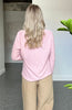 SACHA KNIT TOP - CANDY PINK