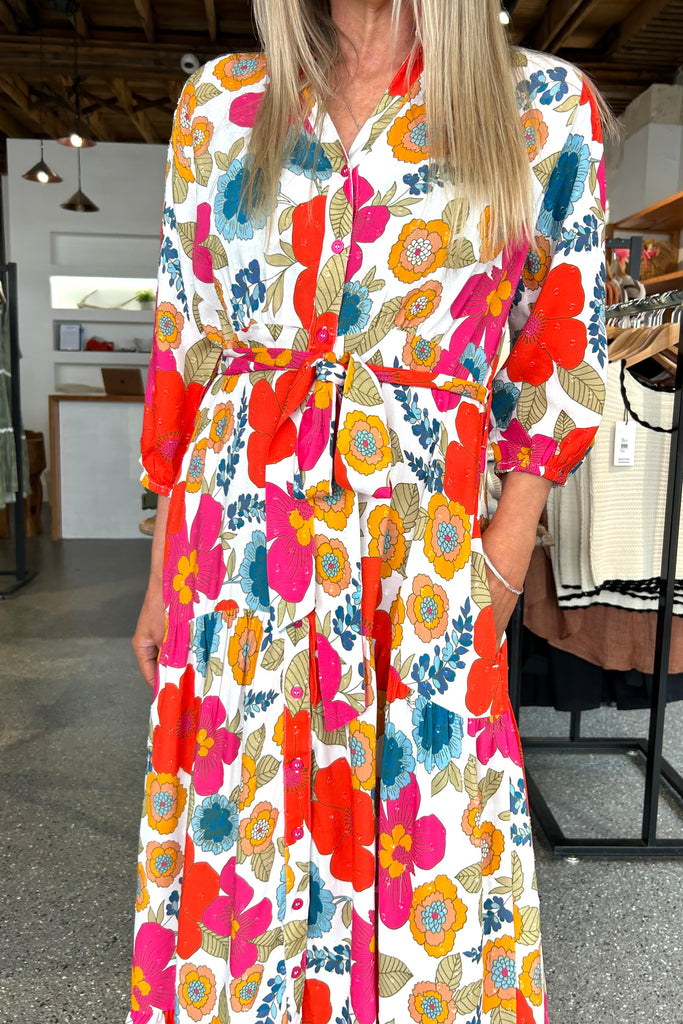 JARDIN DE FLEURS MAXI DRESS