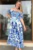 GEORGIA MAXI DRESS - BLUE FLORAL