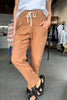 LUXE LINEN PANTS - RUST