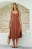 ALLIE COTTON DRESS - CINNAMON