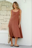 ALLIE COTTON DRESS - CINNAMON