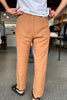 LUXE LINEN PANTS - RUST