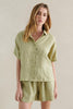 BRONTE LINEN SHIRT - SAGE