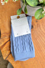 CABLE CREW SOCK - BLUE