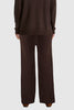 CATALINA KNIT PANT - CHOCOLATE