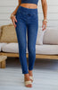 CHARLY PULL ON STRETCH JEAN - MID BLUE