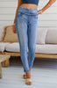 CHARLY PULL ON STRETCH JEAN - VINTAGE STONE WASH