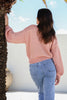 CORNELLI FLOWER KNIT - PINK SPECKLE