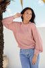 CORNELLI FLOWER KNIT - PINK SPECKLE