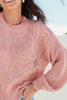 CORNELLI FLOWER KNIT - PINK SPECKLE