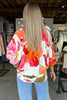 EVERLYN TOP - PINK/ORANGE FLORAL