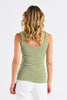 EMMA SCOOP TANK - AVOCADO STRIPE