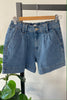 GRETA DENIM SHORT - MID BLUE WASH