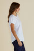 HAILEY SHORT SLEEVE COTTON TEE - WHITE