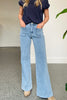 OAKLEY STRETCH WIDE LEG JEAN - VINTAGE BLUE WASH