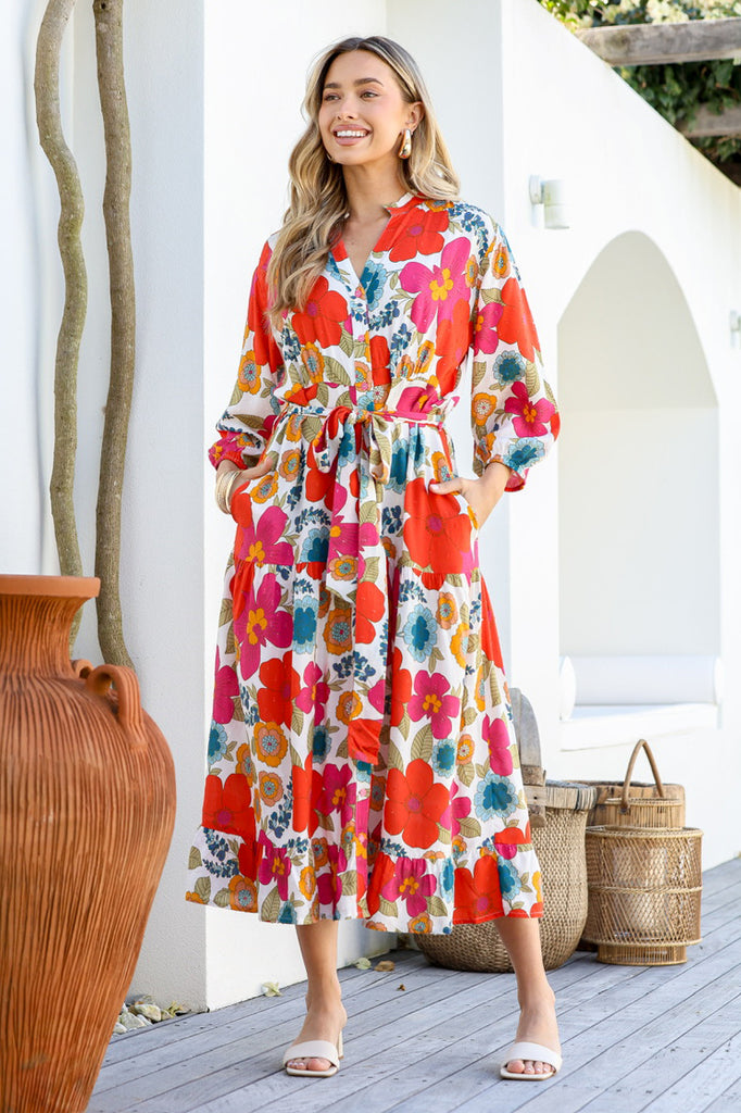 JARDIN DE FLEURS MAXI DRESS