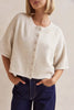 JAXON BUTTON DOWN CARDIGAN - CREAM