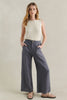 JUDE LINEN PANT - STEEL