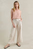 JUDE LINEN PANT - STONE