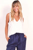 LINA COTTON TANK TOP - WHITE