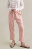 LUXE LINEN PANTS - PEACH