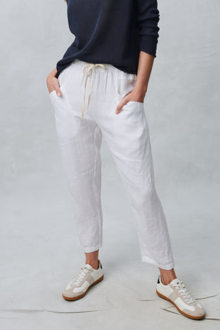 JUDE LINEN PANT - STONE