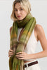 MATCHA CHECKERED FLUFFY SCARF
