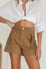 NOAH STRETCH SHORTS - GOLDEN TAN