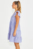 PHILLIPA DRESS - BLUE/PINK GINGHAM