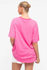 SICILY LEMON COTTON TEE - PINK