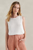 SPRING KNIT TANK - WHITE