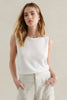 SPRING KNIT TANK - WHITE