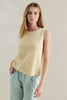 SPRING KNIT TANK - LEMON