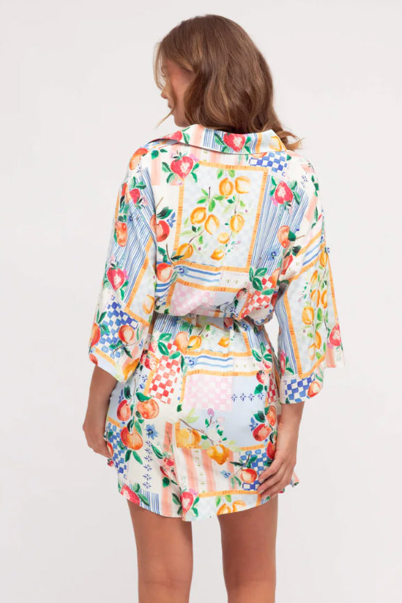 SUNBURST PLAYSUIT - SUNBURST PRINT