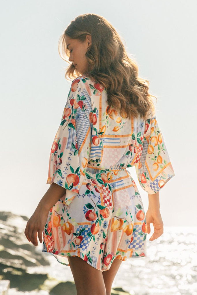 SUNBURST PLAYSUIT - SUNBURST PRINT