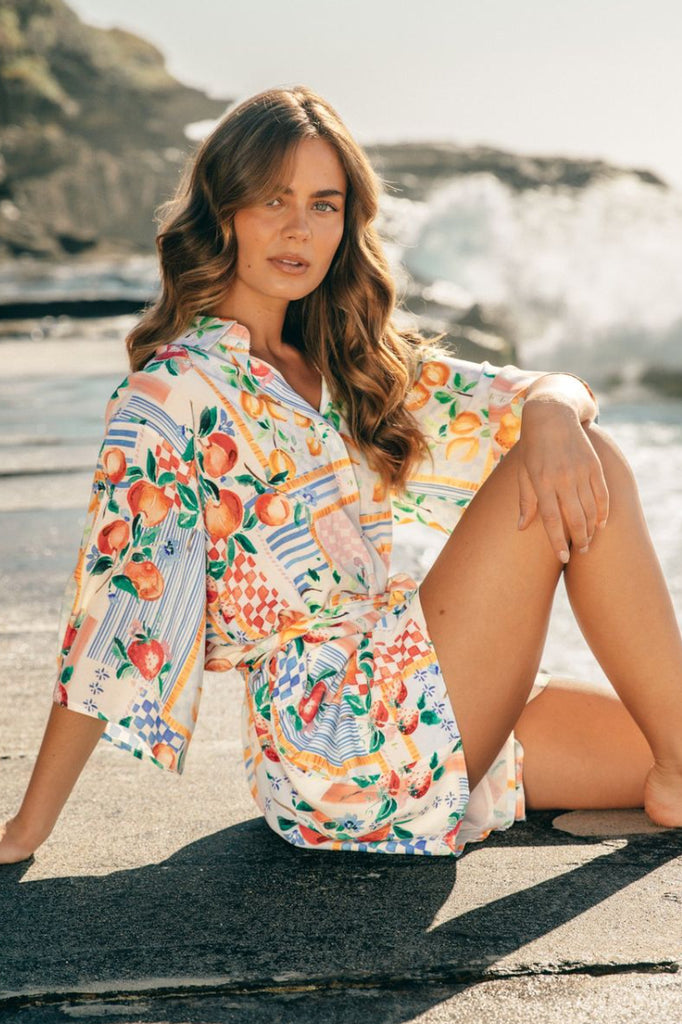 SUNBURST PLAYSUIT - SUNBURST PRINT