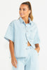 KATRINA BOYFRIEND SHIRT - 94 SNOW WASH