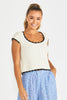 COCO CROCHET TOP - CREAM