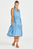 SEVILLE TIERED DRESS - CHAMBRAY