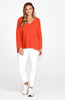 ANGELINA REVERSIBLE KNIT - RED