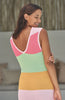 HONOLULU DRESS - MULTI STRIPE