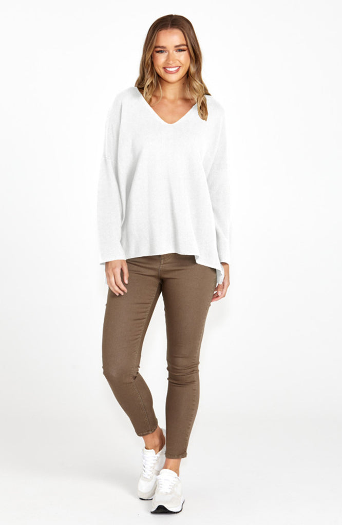 LUELLA STRETCH JEAN - KHAKI