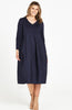 TULIP DRESS - DARK BLUE