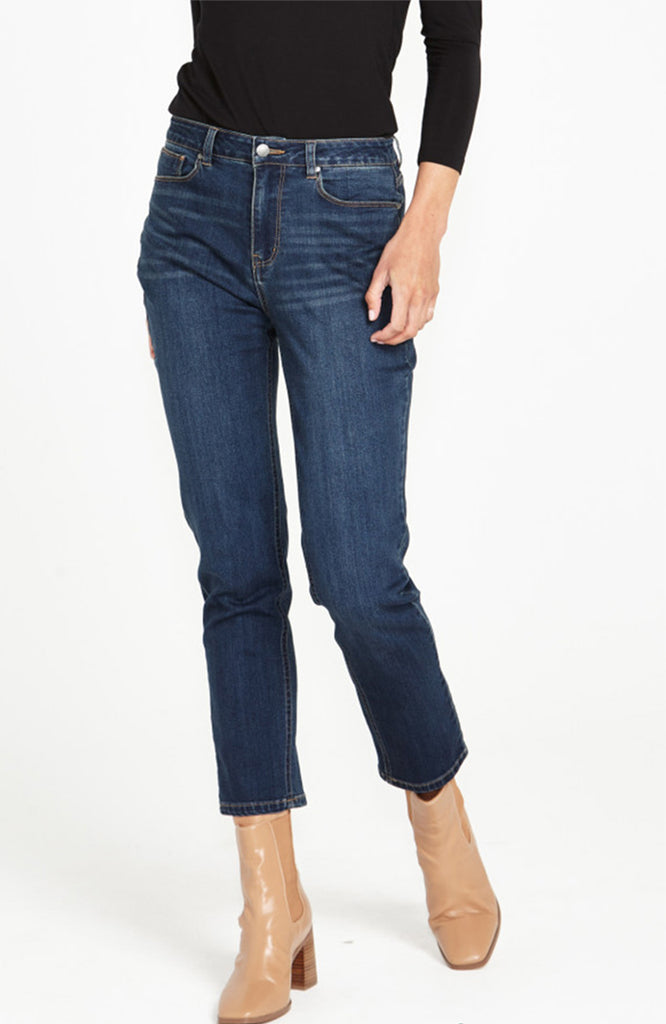 WYNONA CURVE JEANS - SMOKEY BLUE